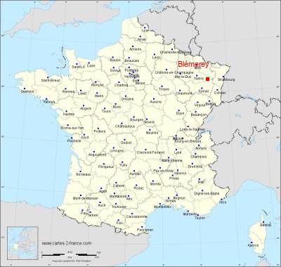 Carte de Blémerey
