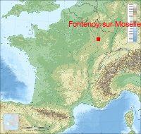 localisation mairie de Fontenoy-sur-Moselle