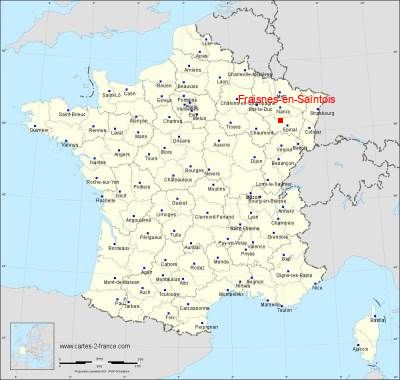 Carte de Fraisnes-en-Saintois