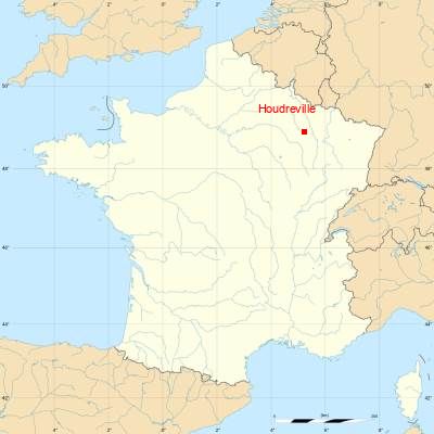 Fond de carte avec Houdreville