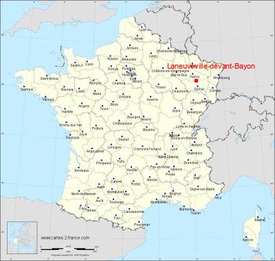 Carte de Laneuveville-devant-Bayon
