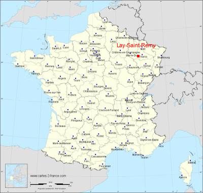 Carte de Lay-Saint-Remy