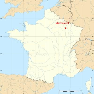 Fond de carte avec Marthemont