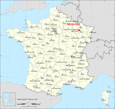 Carte de Minorville