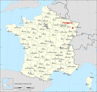 Carte de Pexonne