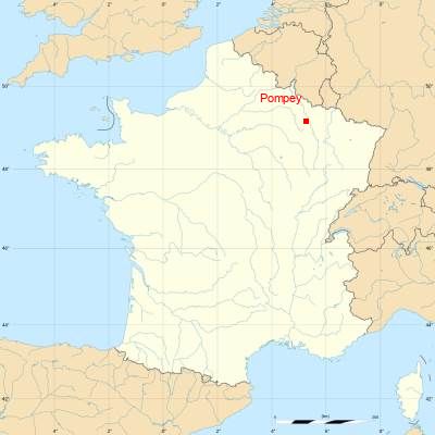 Fond de carte avec Pompey
