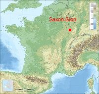 localisation mairie de Saxon-Sion