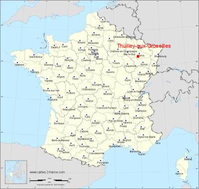 Carte de Thuilley-aux-Groseilles