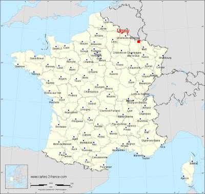 Carte de Ugny