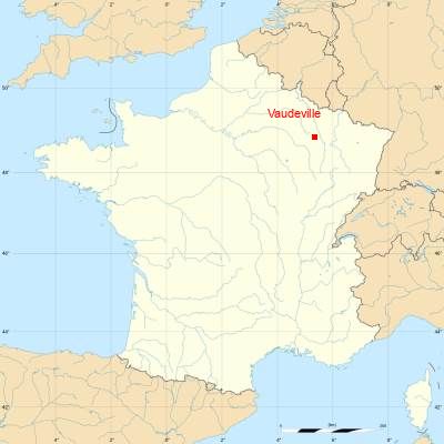 Fond de carte avec Vaudeville