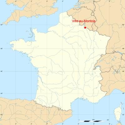 Fond de carte avec Ville-au-Montois