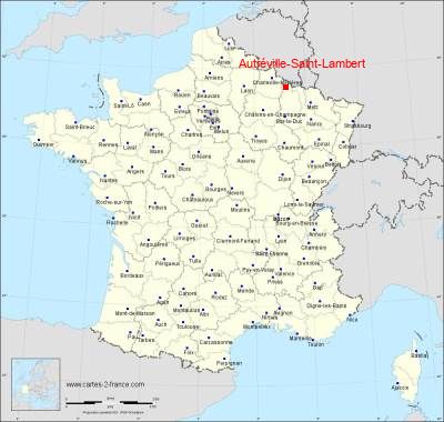 Carte de Autréville-Saint-Lambert