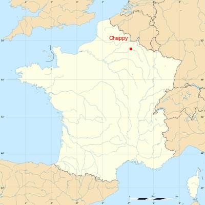 Fond de carte avec Cheppy