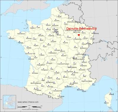 Carte de Dainville-Bertheléville