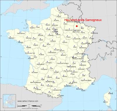 Carte de Haumont-près-Samogneux