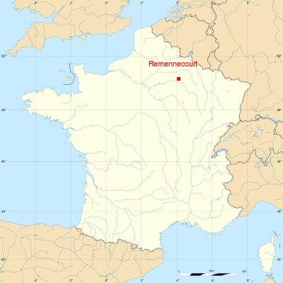 Fond de carte avec Remennecourt