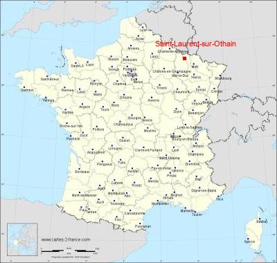 Carte de Saint-Laurent-sur-Othain