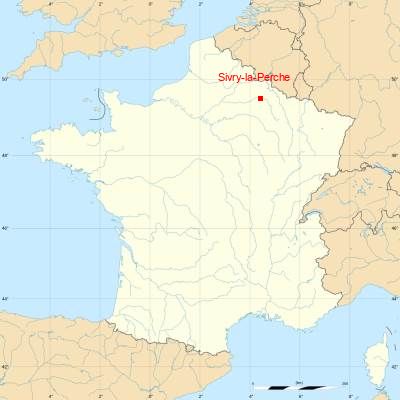 Fond de carte avec Sivry-la-Perche