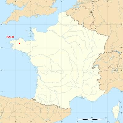 Fond de carte avec Baud