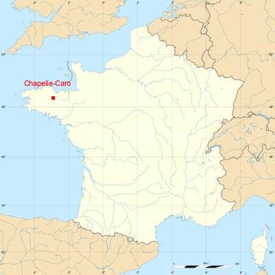Fond de carte avec Chapelle-Caro