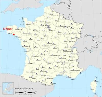 Carte de Cléguer