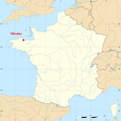 Fond de carte avec Ménéac