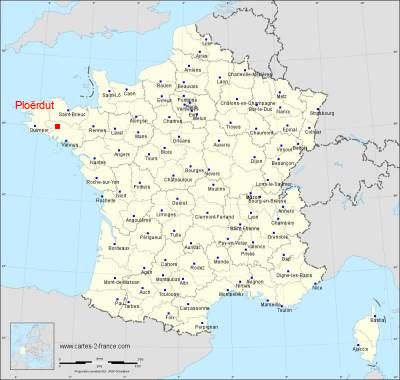 Carte de Ploërdut