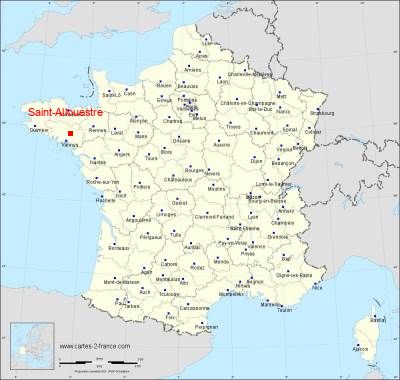 Carte de Saint-Allouestre