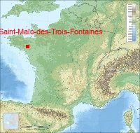 localisation mairie de Saint-Malo-des-Trois-Fontaines