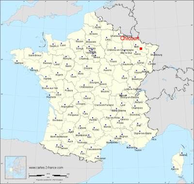 Carte de Chicourt