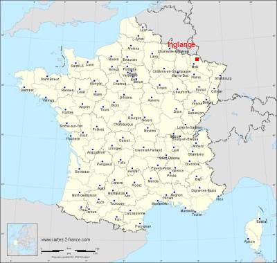 Carte de Inglange