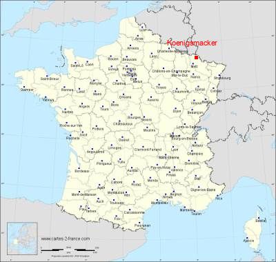 Carte de Koenigsmacker