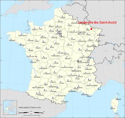 Carte de Longeville-lès-Saint-Avold