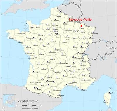 Carte de Moyeuvre-Petite