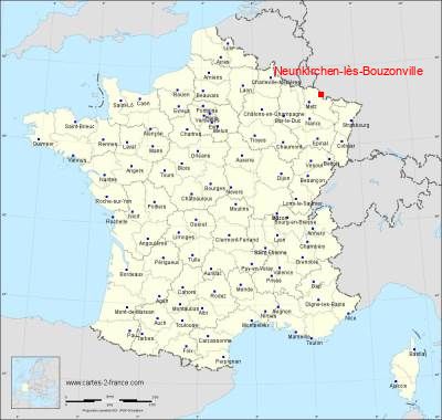 Carte de Neunkirchen-lès-Bouzonville
