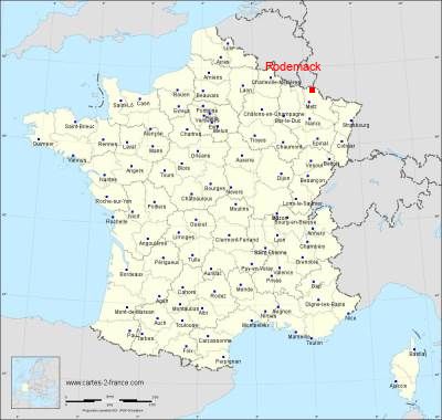 Carte de Rodemack