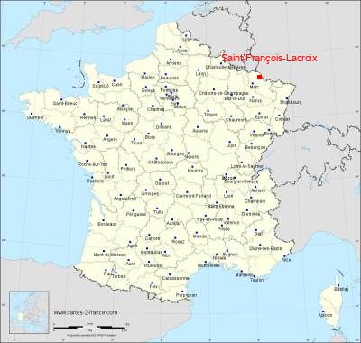 Carte de Saint-François-Lacroix