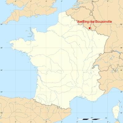 Fond de carte avec Voelfling-lès-Bouzonville
