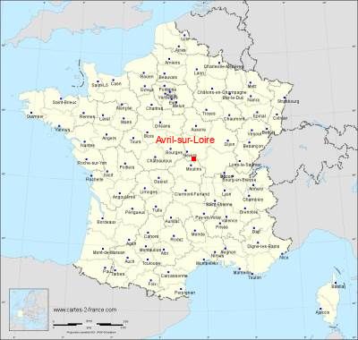 Carte de Avril-sur-Loire