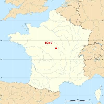 Fond de carte avec Béard