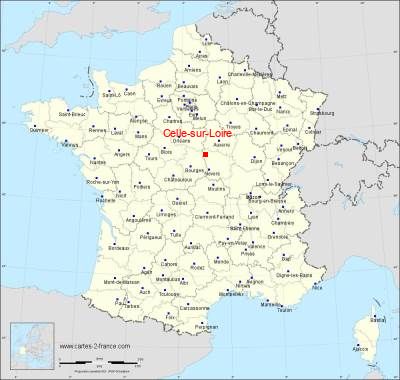 Carte de Celle-sur-Loire