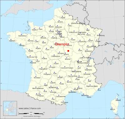 Carte de Champlin