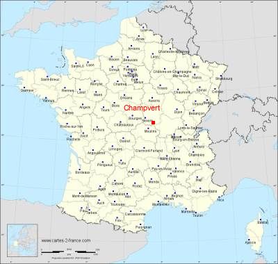 Carte de Champvert