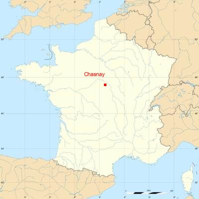 Fond de carte avec Chasnay