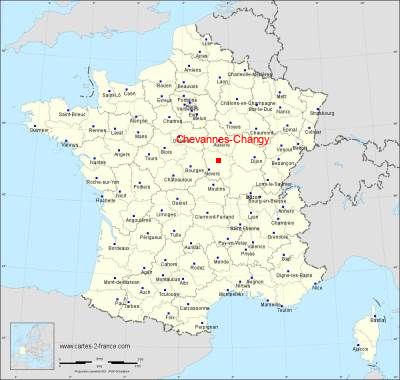 Carte de Chevannes-Changy