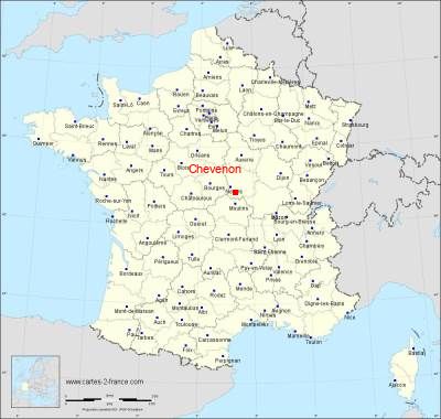 Carte de Chevenon