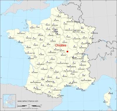 Carte de Chiddes
