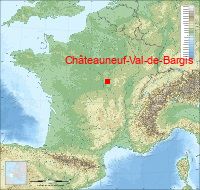 localisation mairie de Châteauneuf-Val-de-Bargis