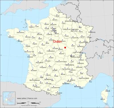 Carte de Châtin