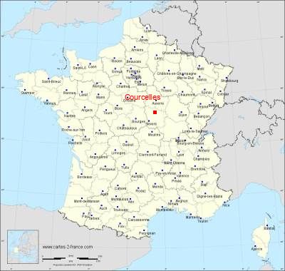 Carte de Courcelles